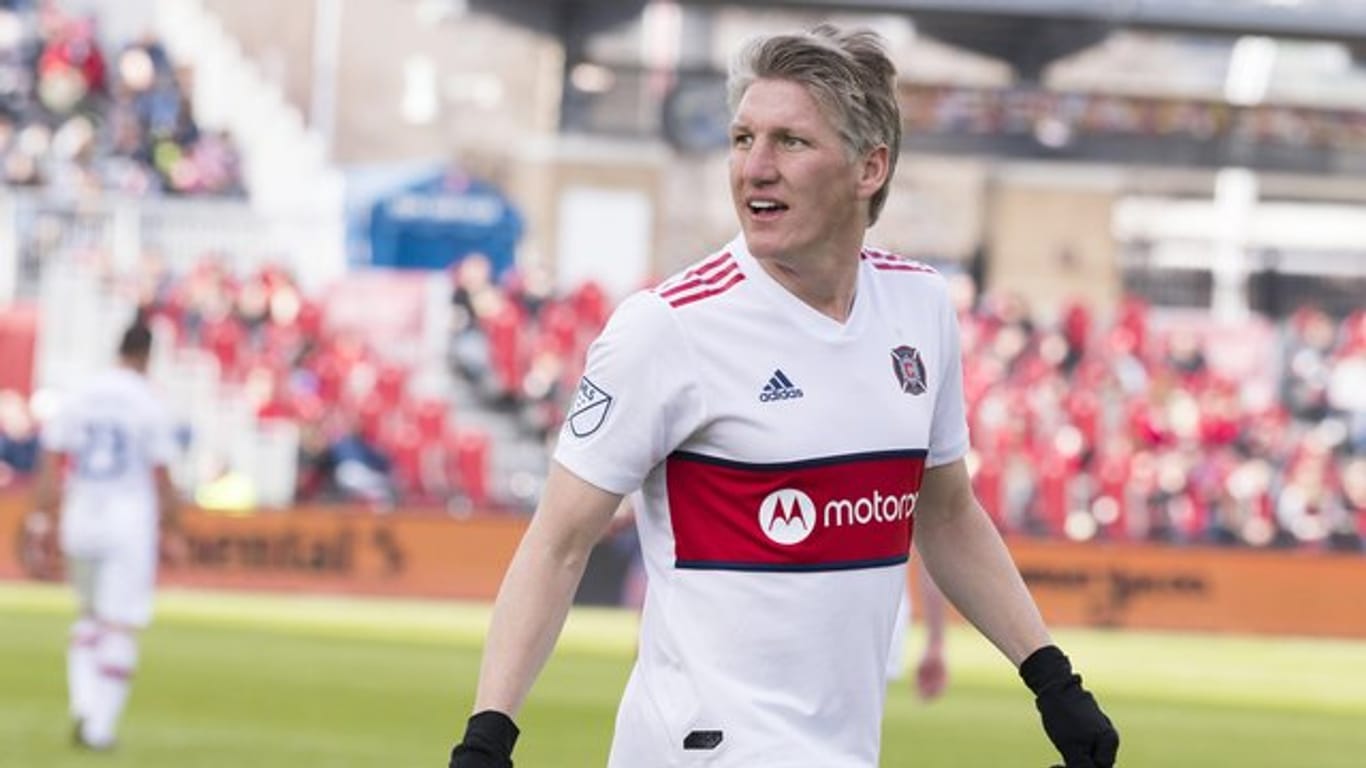 Kassierte mita dem Allstar-Team der MLS eine Niederlage gegen Atlético Madrid: Bastian Schweinsteiger.