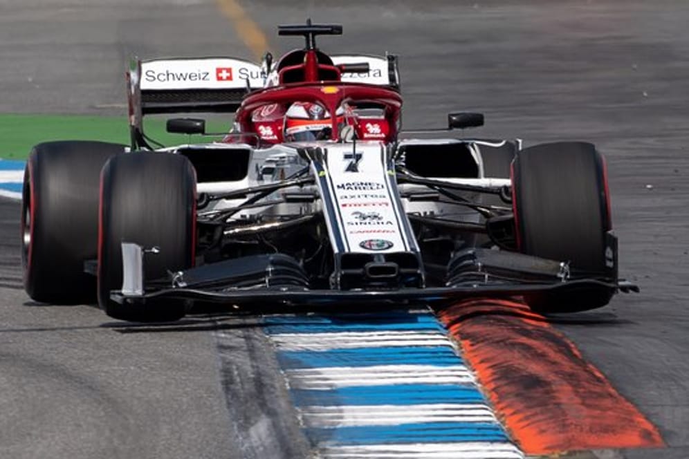 Hatte beim Rennen auf dem Hockenheimring eine Zeitstrafe erhalten: Kimi Räikkönen vom Team Alfa Romeo Sauber F1.