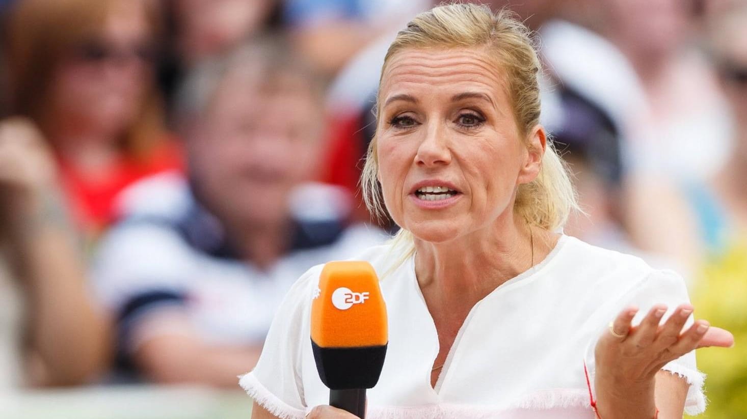 Andrea Kiewel: Sie moderiert den "ZDF-Fernsehgarten".
