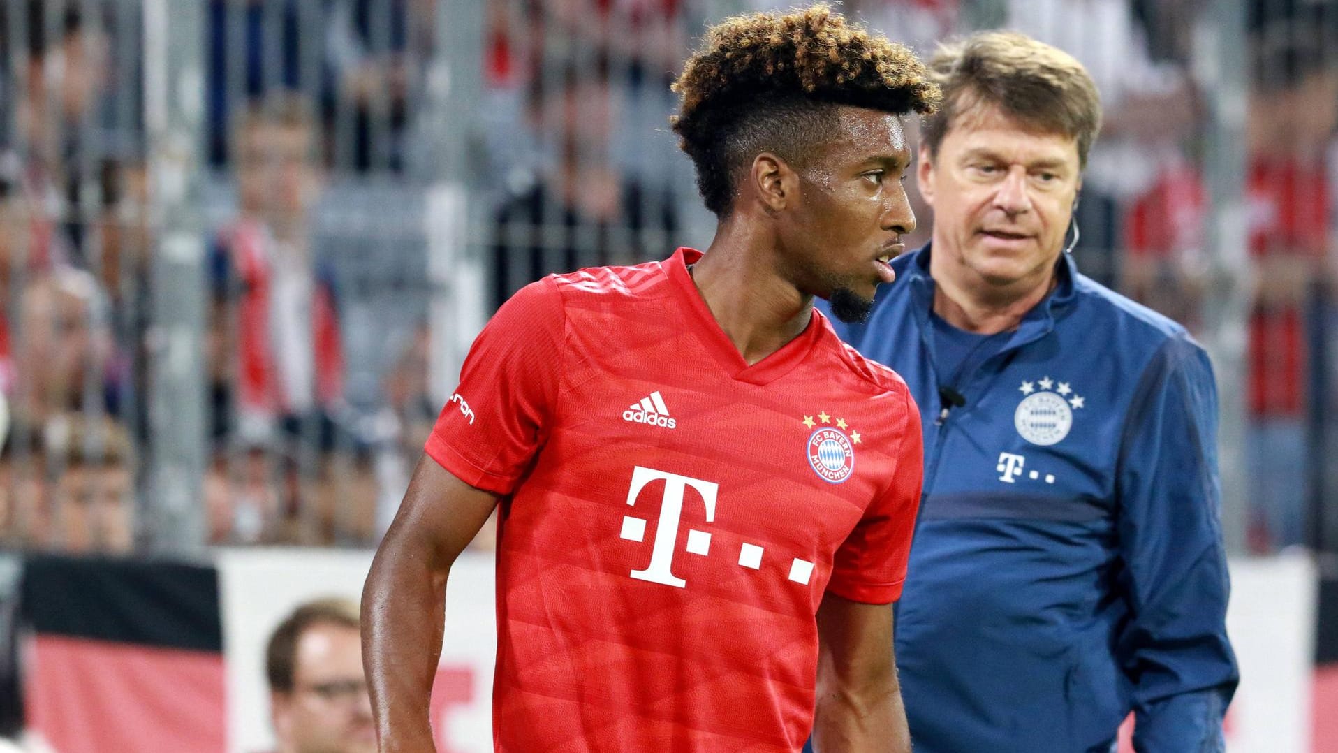 Musste gegen Tottenham verletzt vom Platz: Kingsley Coman.