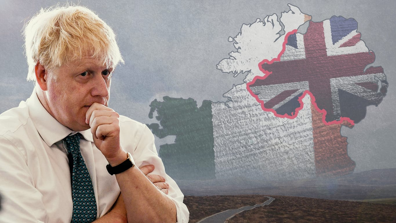 Wie kann man eine harte Grenze zwischen Irland und Nordirland bei einem Brexit verhindern? Boris Johnson will auf keinen Fall einen EU-Ausstieg, der die Backstop-Regelung beinhaltet.