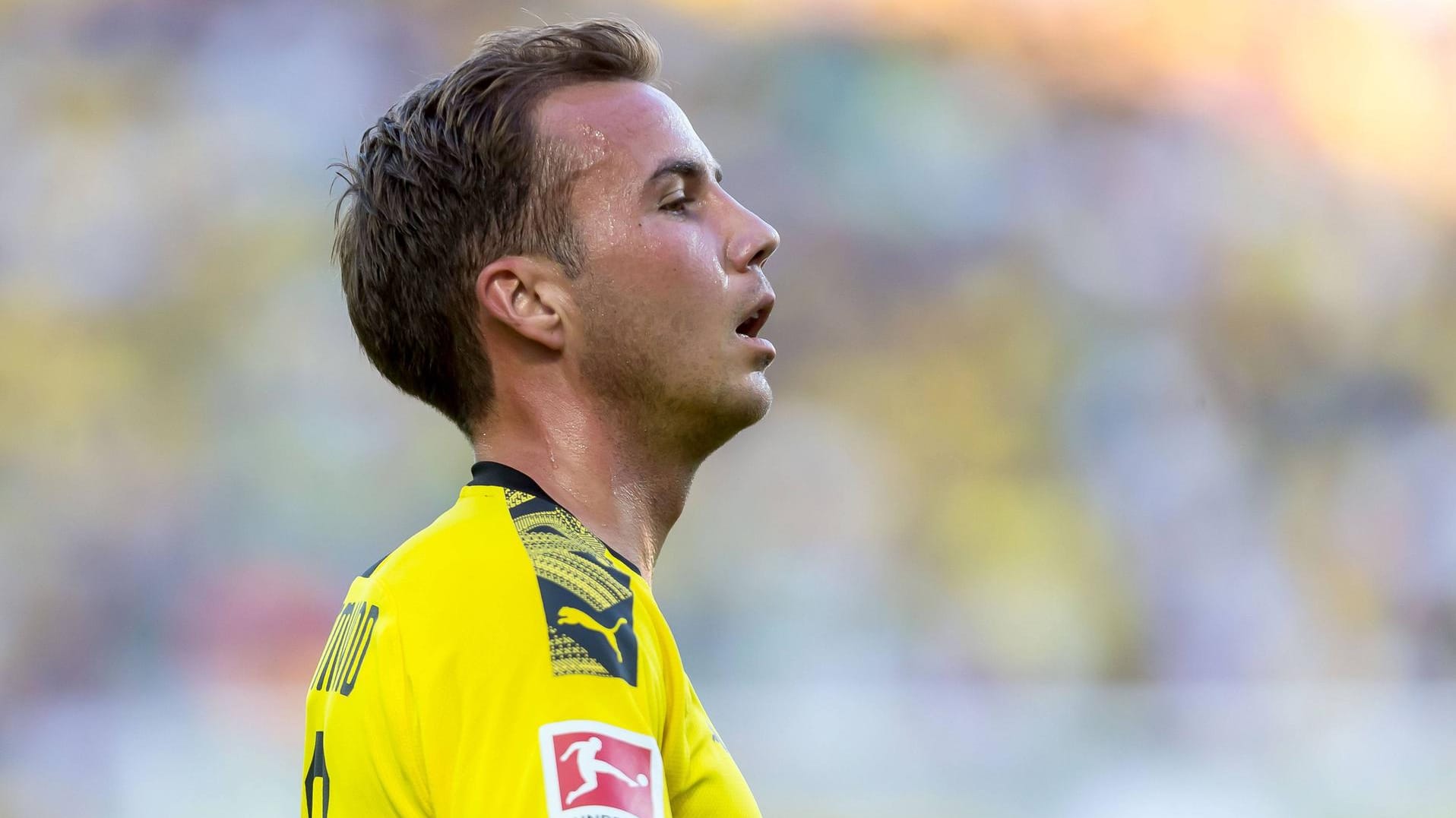 Beginnt er im Sturm? Mario Götze.