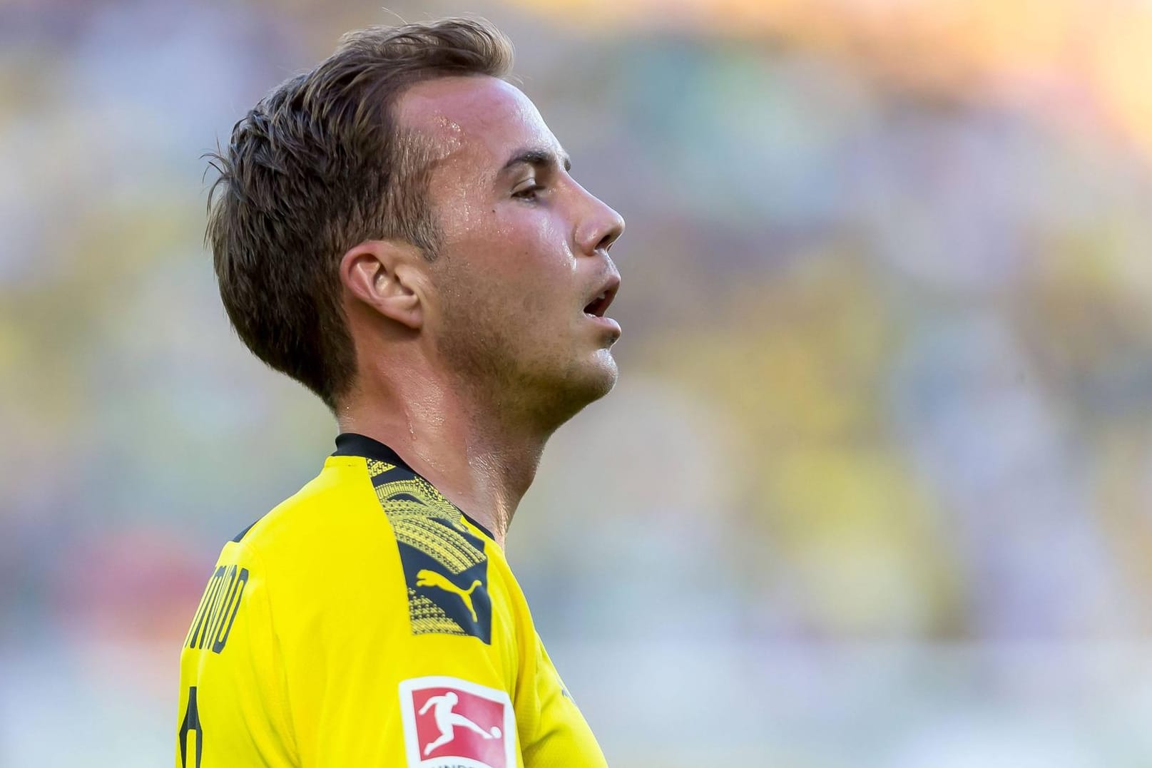 Beginnt er im Sturm? Mario Götze.