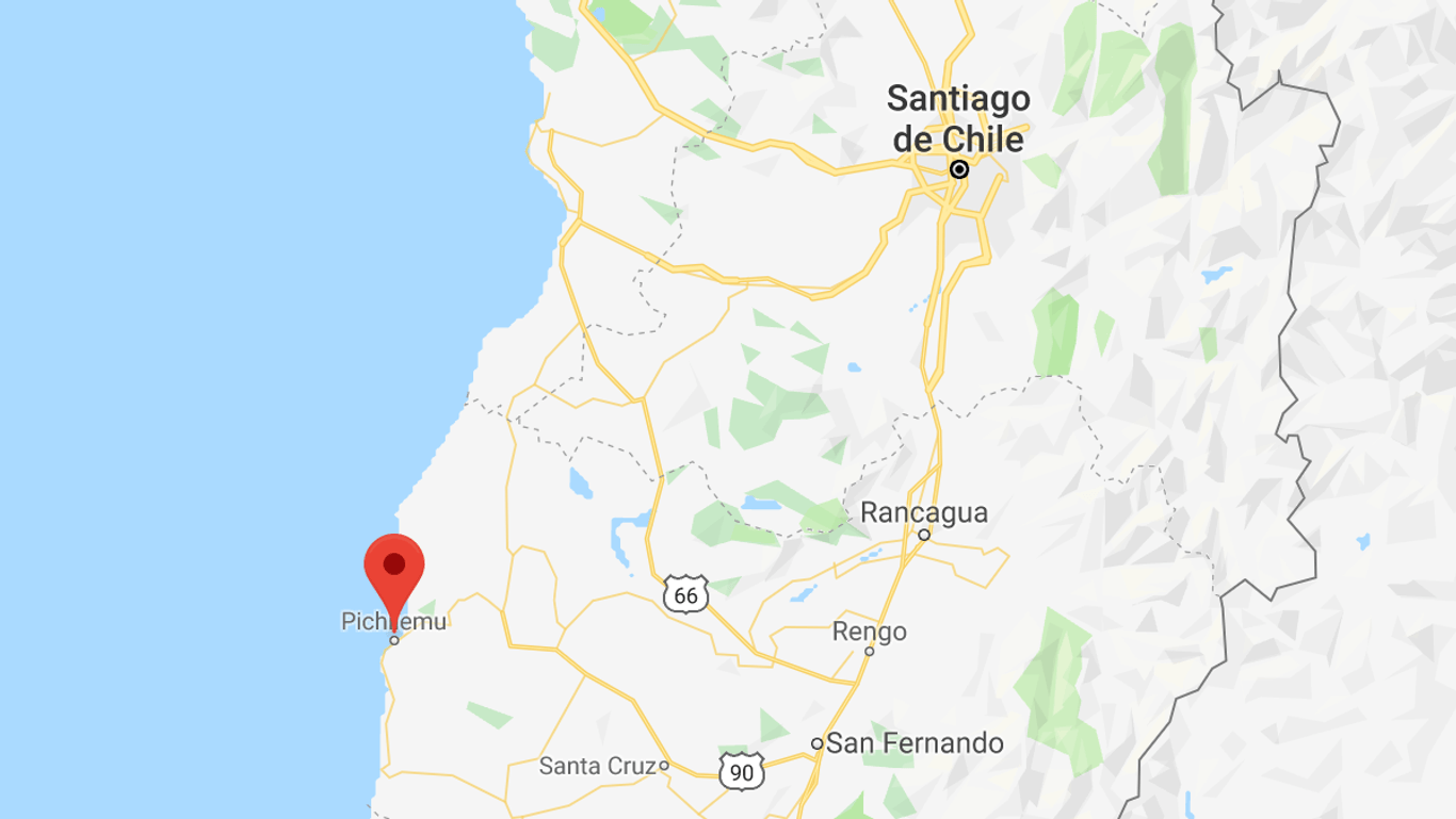 Erdbeben in Chile: Das Zentrum des Bebens lag 47 Kilometer westlich des Küstenorts Pichilemu.