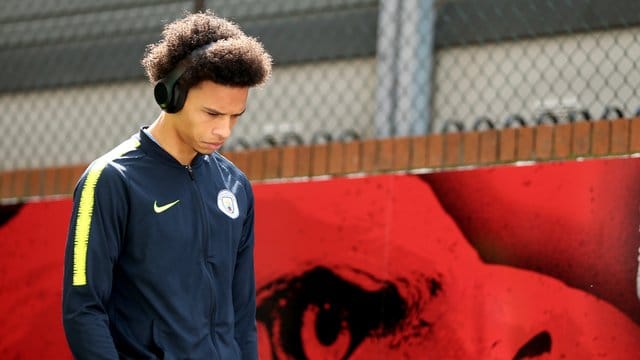 Scheinbar unberührt vom Wechseltheater um seine Person: Leroy Sané. Scheinbar unberührt vom Wechseltheater um seine Person: Leroy Sané.