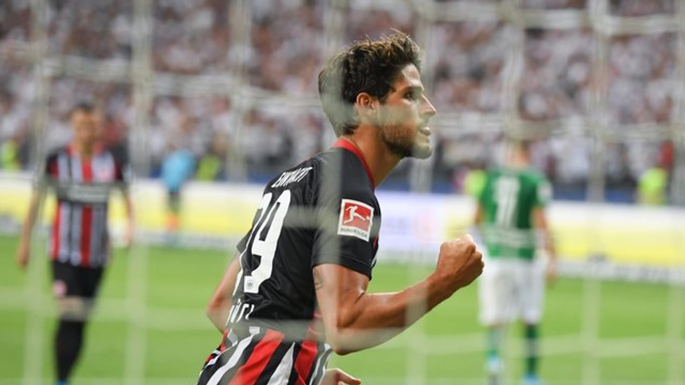 Mit zwei Toren an seinem Geburtstag führte Gonçalo Paciência Eintracht Frankfurt zum 2:1-Sieg gegen den FC Flora Tallinn.