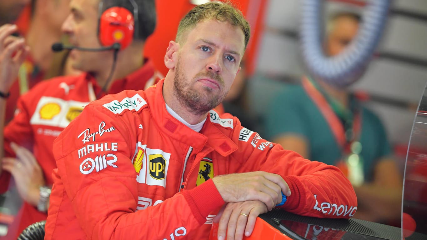 Noch nicht zufrieden: Sebastian Vettel beim Training in Ungarn.