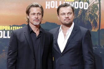 Brad Pitt und Leonardo DiCaprio: Die beiden waren für die Deutschlandpremiere vom "Once Upon a Time in ... Hollywood" in Berlin.