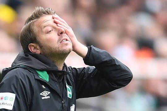Kein Freund von Gelben Karten gegen Trainer: Werder-Coach Florian Kohfeldt.