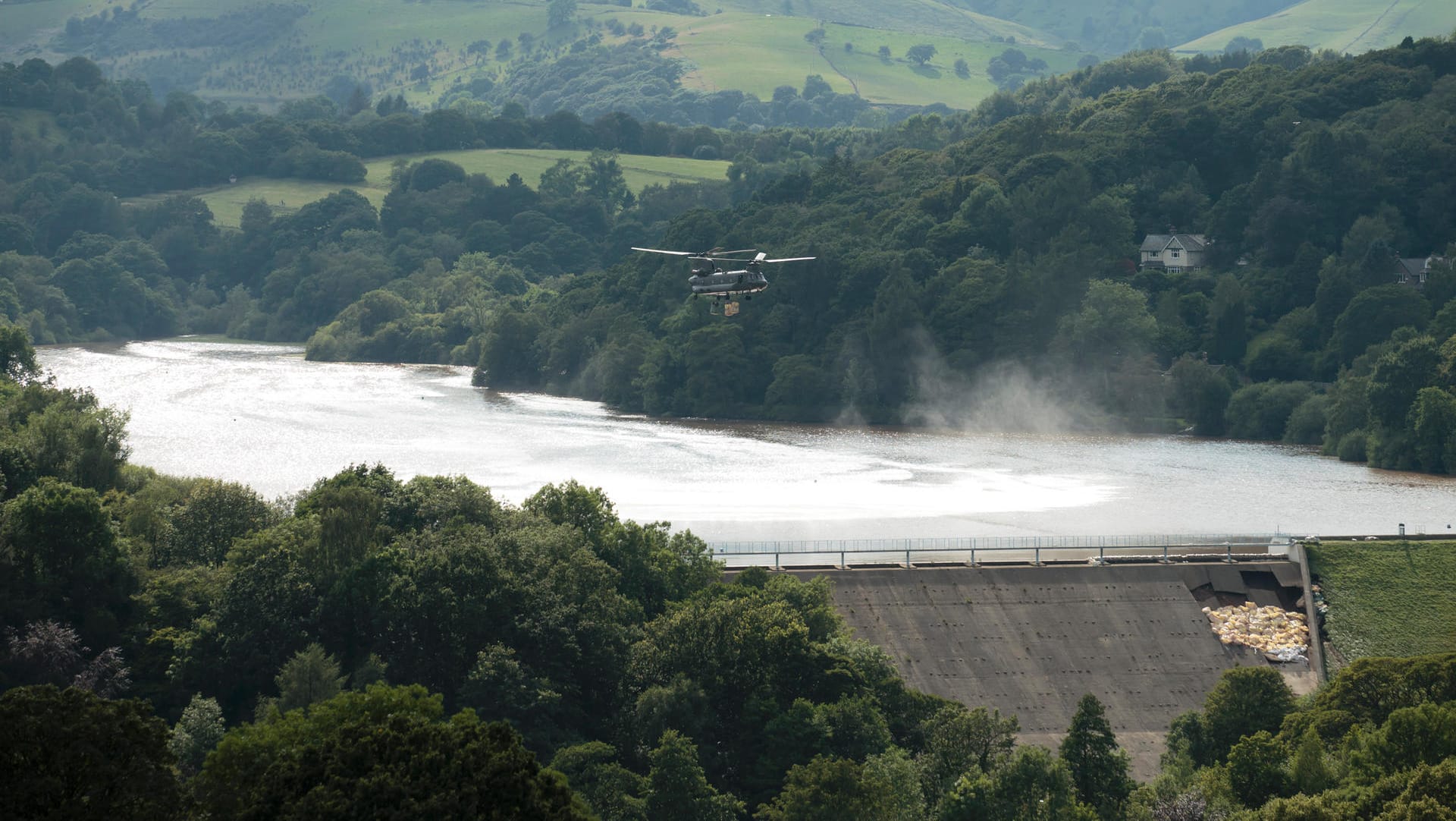 Das 1830 gebaute Toddbrook Reservoir fasst etwa 1,3 Millionen Tonnen Wasser.