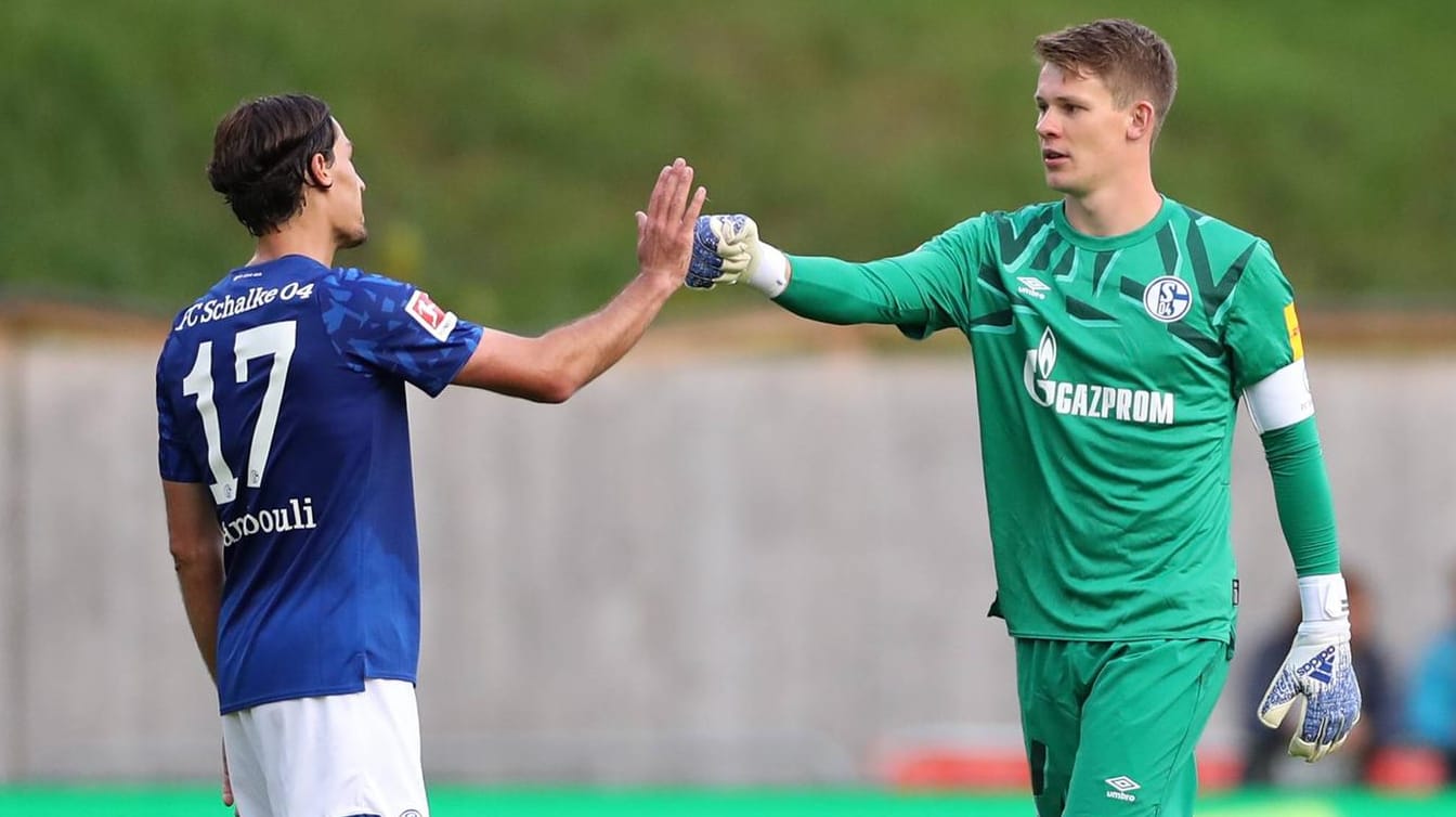 Alexander Nübel (r.) ist neuer Kapitän Schalke 04.