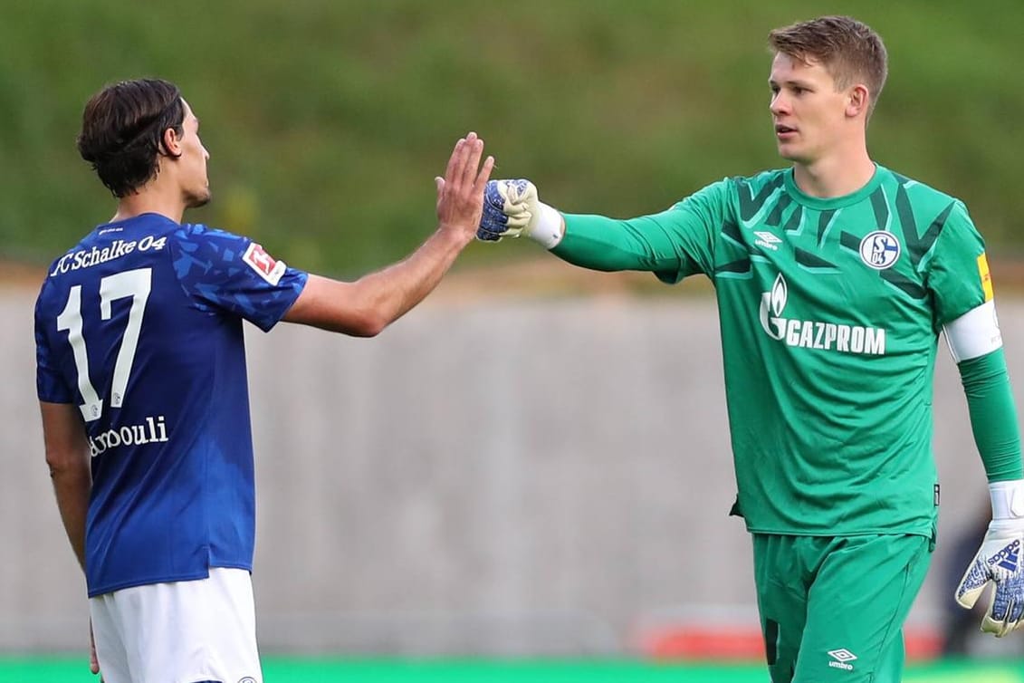 Alexander Nübel (r.) ist neuer Kapitän Schalke 04.