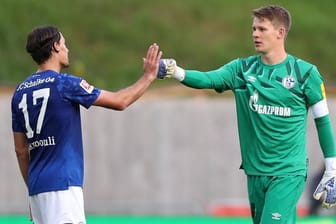 Alexander Nübel (r.) ist neuer Kapitän Schalke 04.