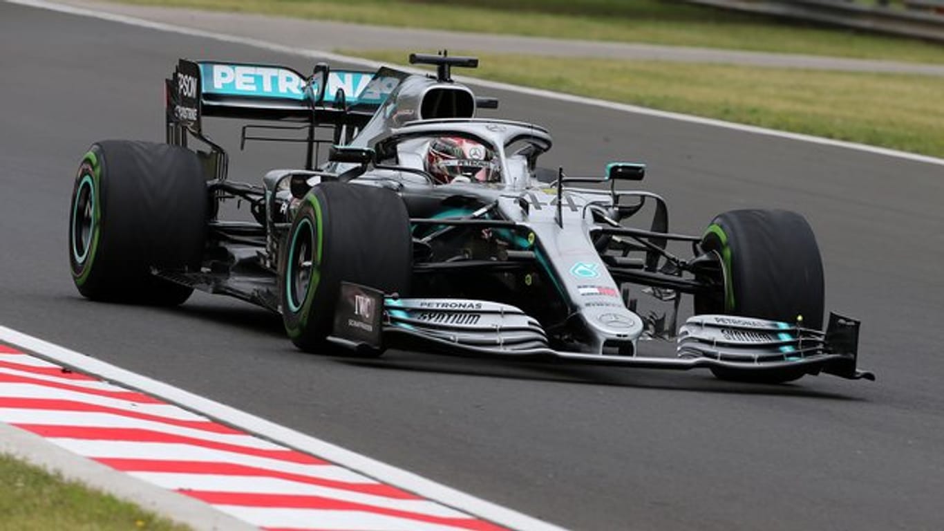Lewis Hamilton furh beim letzten Training vor dem Qualifying in Ungarn Streckenrekord.