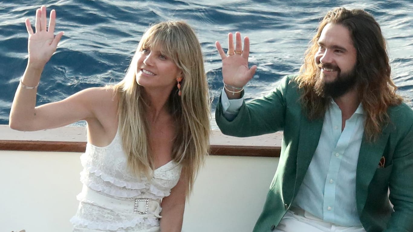 Heidi Klum und Tom Kaulitz: Auf Capri feiern sie ihre Liebe.
