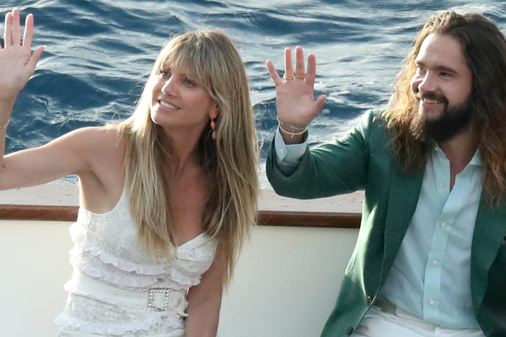 Heidi Klum und Tom Kaulitz: Auf Capri feiern sie ihre Liebe.