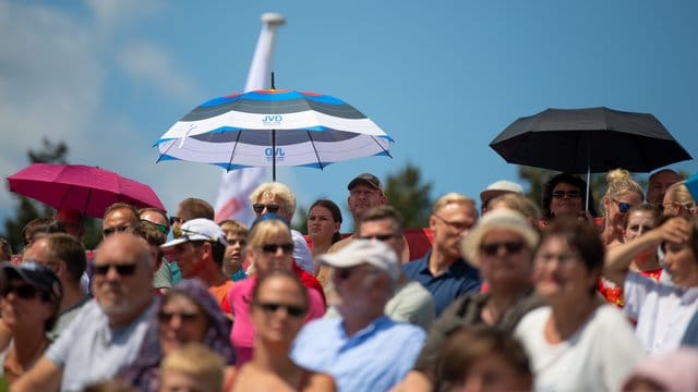 Bei bestem Wetter ist das Zuschauerinteresse an den Finals groß.