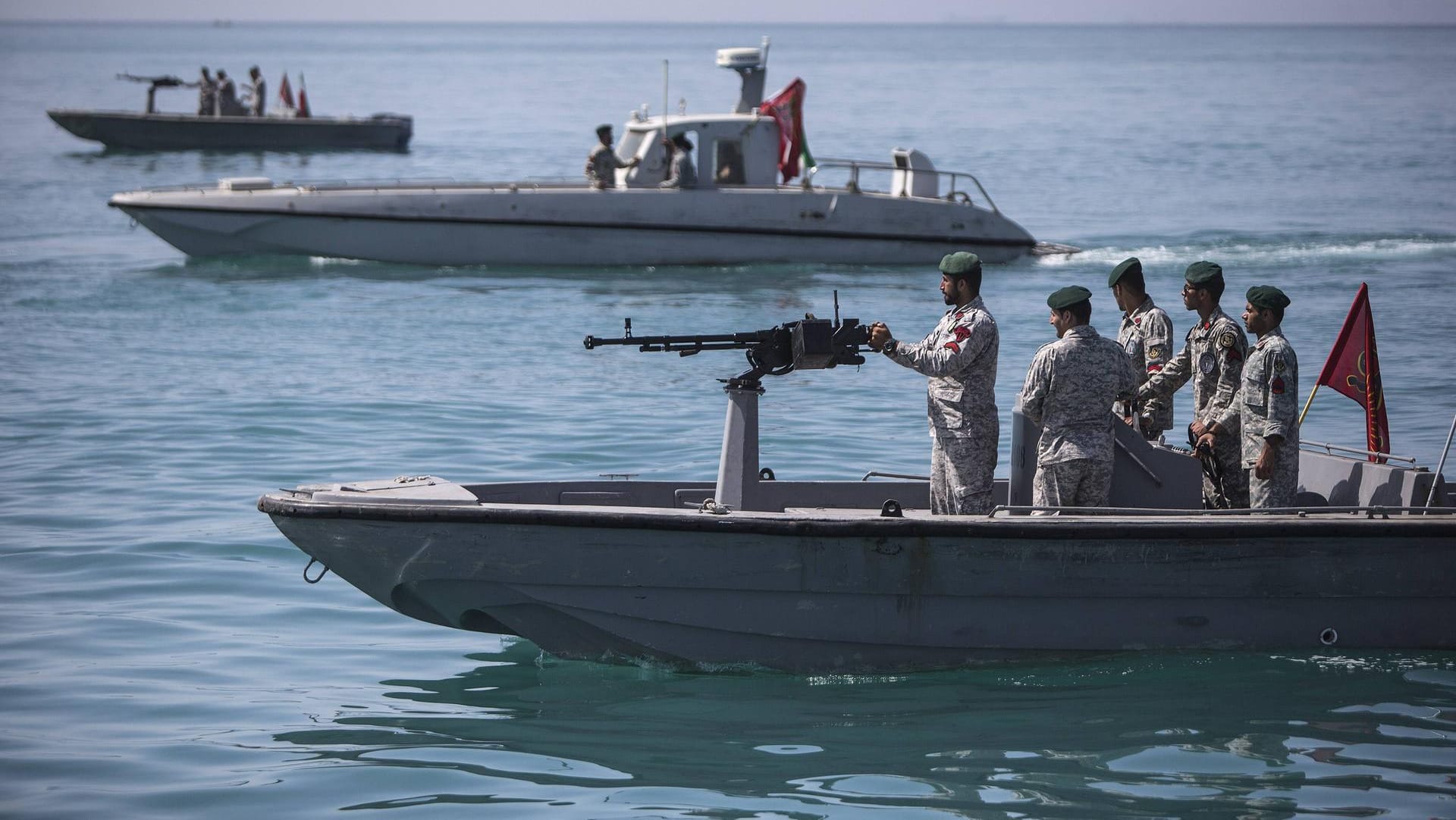 Iranische Revolutionsgarden patrouillieren in der Straße von Hormus: Nach der "Stena Impero" wurde nun ein weiteres Schiff beschlagnahmt. (Symbolfoto)