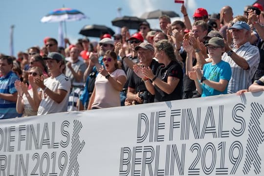 Die vielen Zuschauer sorgen bei den Finals in Berlin für eine gute Stimmung.