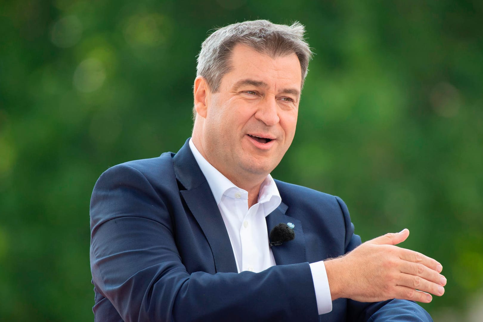 Markus Söder im Sommerinterview der ARD: "Spürt doch jeder, dass der Klimawandel da ist."