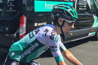 Der Tour-de-France-Vierte Emanuel Buchmann vom Team Bora-hansgrohe hat den 22.