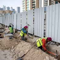 Arbeiten unter schweren Bedingungen: Die Beschäftigten in Katar.