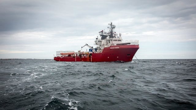 Die "Ocean Viking" soll im Auftrag der französischen Hilfsorganisation "SOS Mediterranee" Flüchtlinge vor der libyschen Küste suchen.