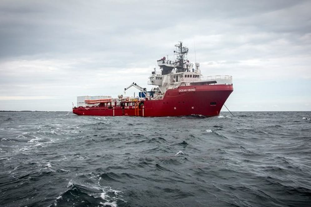 Die "Ocean Viking" soll im Auftrag der französischen Hilfsorganisation "SOS Mediterranee" Flüchtlinge vor der libyschen Küste suchen.