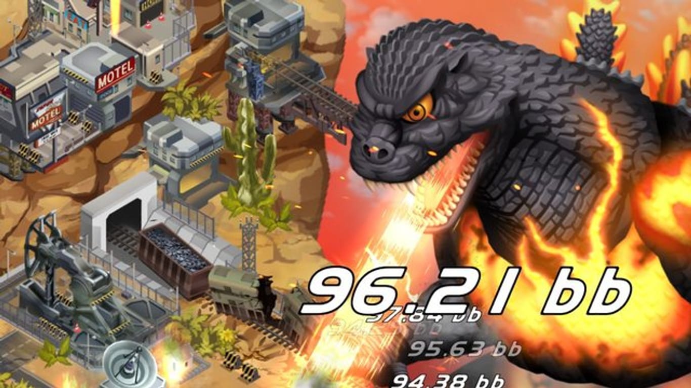 Riesenreptil mit ausgesprochen schlechter Laune: In "Godzilla: Defense Force" werden große Städte dieser Welt gegen die unzählen Variationen von Godzilla und seinen Mitmonstern verteidigt.