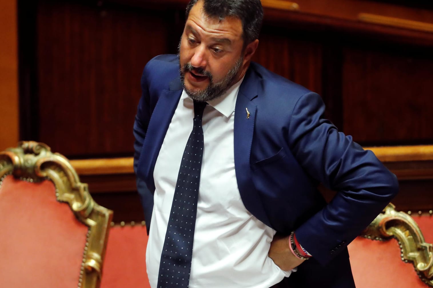 Matteo Salvini: Dem italienischen Innenminister ist die Seenotrettung ein Dorn im Auge, denn die Schiffe steuern immer wieder italienische Häfen an. Nun sollen härtere Strafen vom unerlaubten Befahren italienischer Gewässer abschrecken.