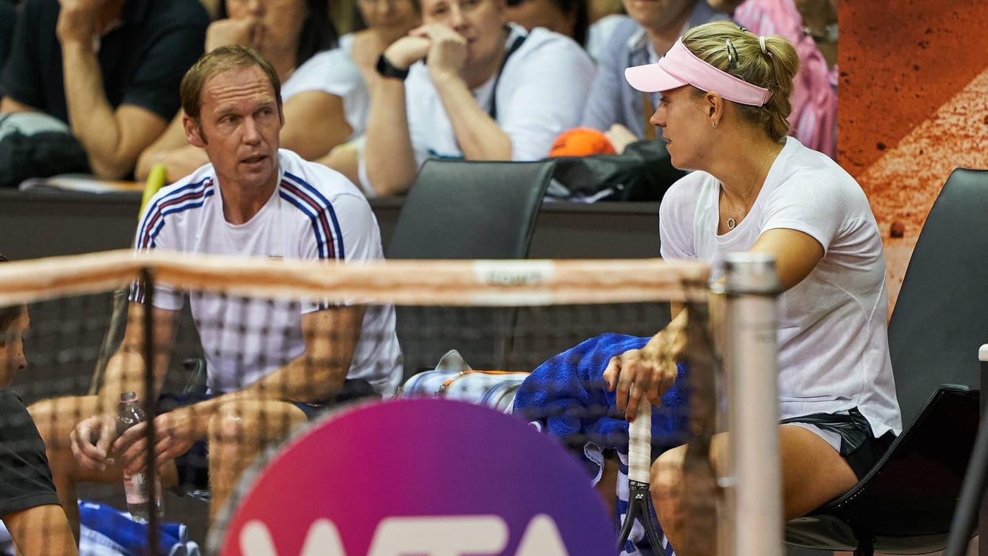 Arbeiten nicht mehr zusammen: Angelique Kerber (r.) und Rainer Schüttler.