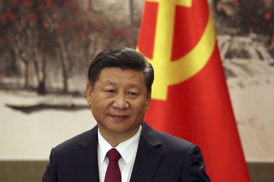 Chinas Präsident Xi Jinping bei einem Auftritt in der Großen Halle des Volkes in Peking.