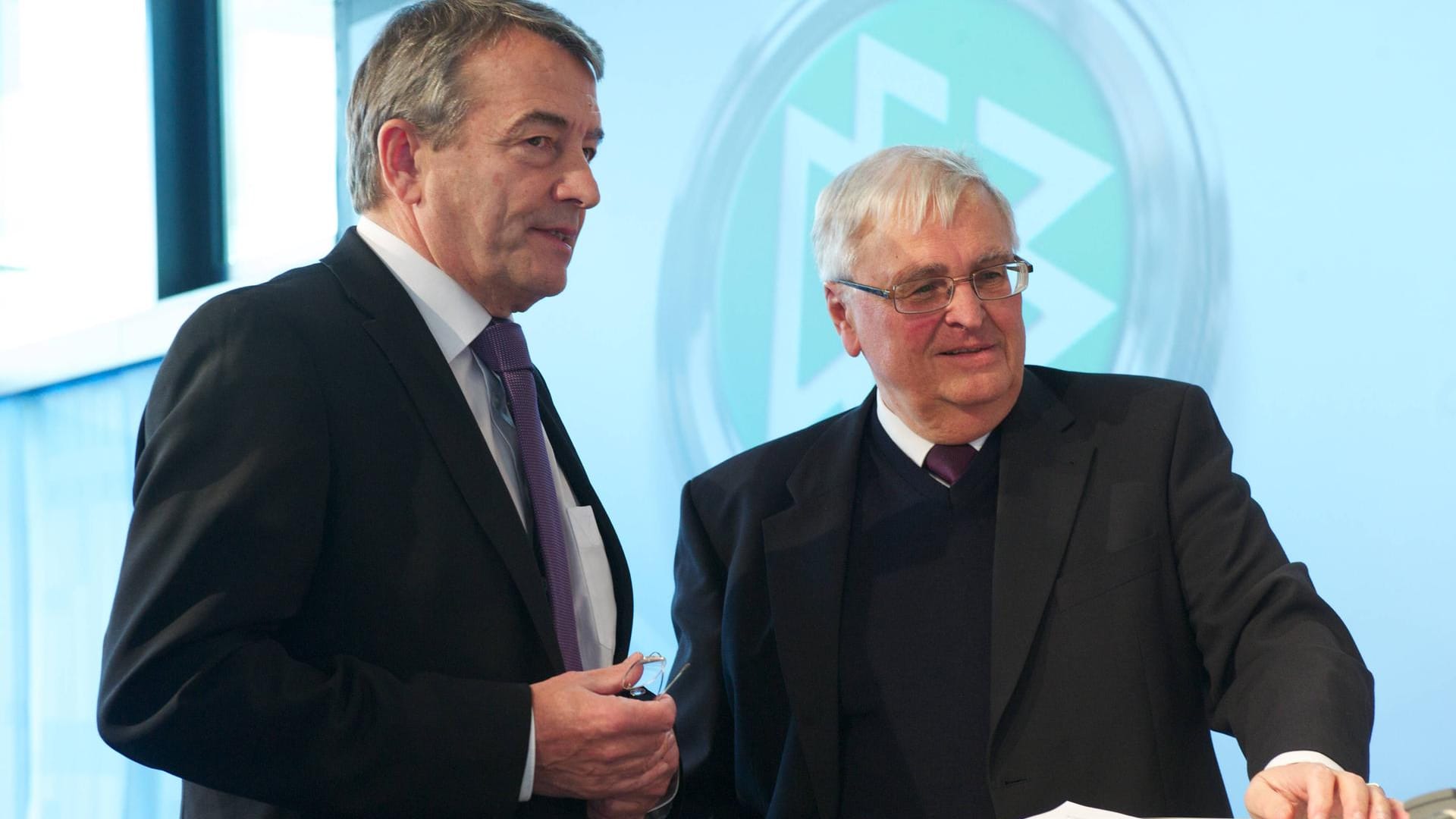 Wolfgang Niersbach (l.) und Theo Zwanziger.