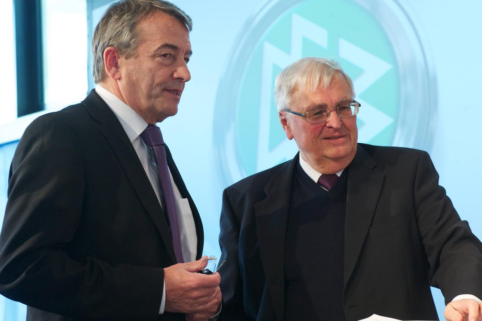 Wolfgang Niersbach (l.) und Theo Zwanziger.