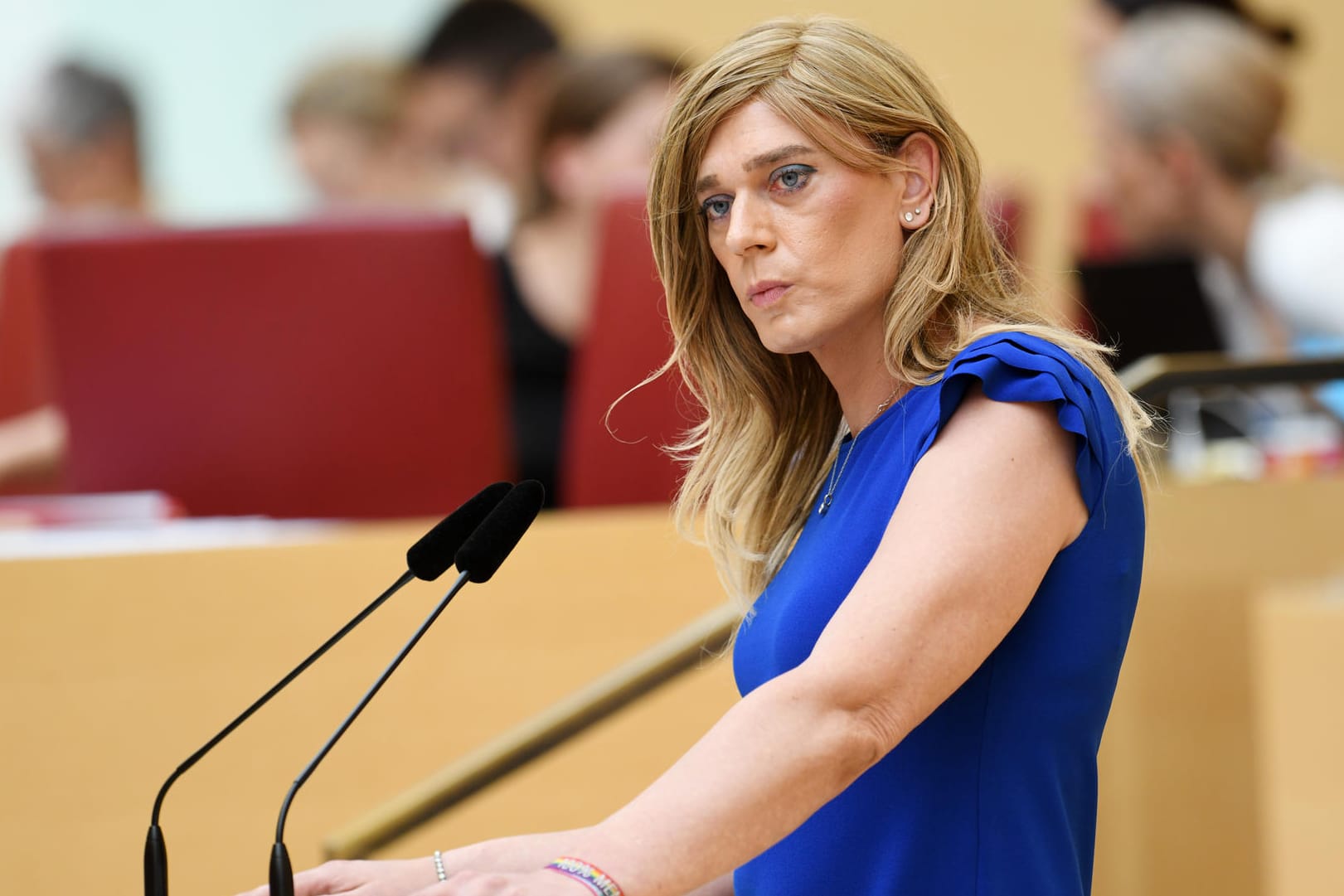 Landtagsabgeordnete Ganserer in München: Jeder Tag ist ein persönlicher und politischer Kampf.