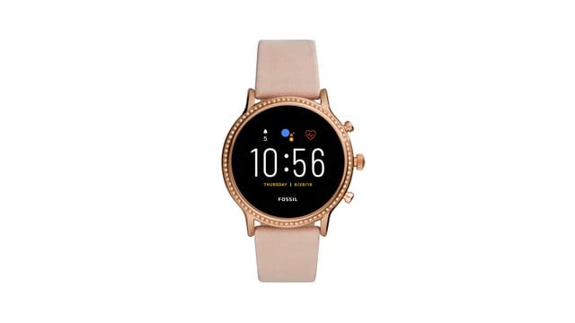 Fossils Julianna HR mit strukturiertem Edelstahlgehäuse in Rosa-Gold (299 Euro). Fossils Julianna HR mit strukturiertem Edelstahlgehäuse in Rosa-Gold (299 Euro).