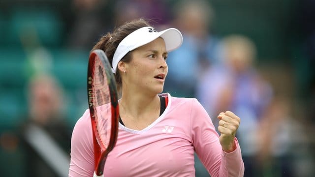 Ist nach dem Zweisatz-Sieg über Zheng Saisai aus China in Toronto eine Runde weiter: Tatjana Maria. Ist nach dem Zweisatz-Sieg über Zheng Saisai aus China in Toronto eine Runde weiter: Tatjana Maria.