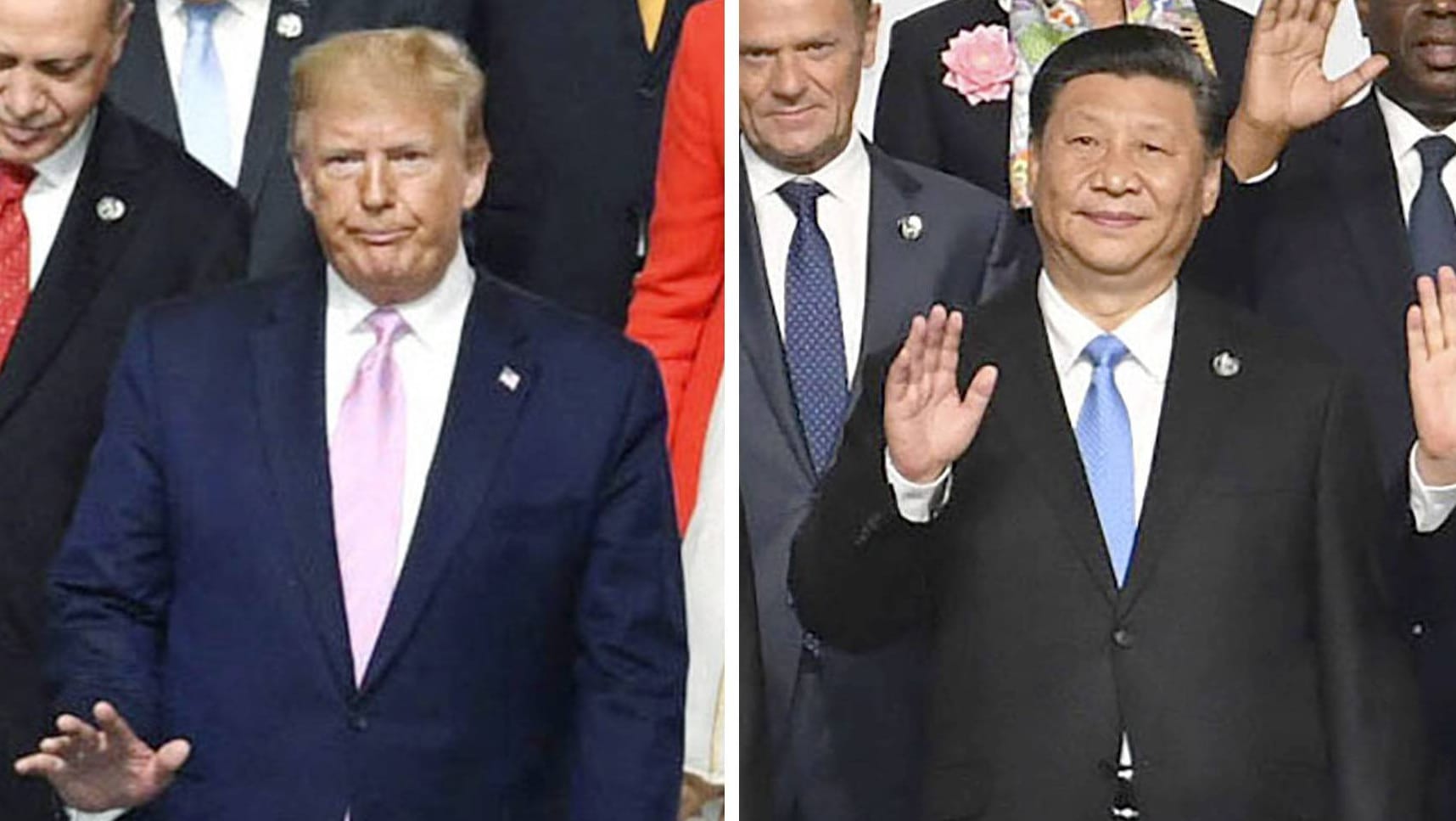 Donald Trump und Xi Jinping in Osaka: Die USA und China haben mitten in einem erbitterten Handelsstreit ein UN-Abkommen zur Schlichtung eben solcher unterzeichnet. Donald Trump und Xi Jinping in Osaka: Die USA und China haben mitten in einem erbitterten Handelsstreit ein UN-Abkommen zur Schlichtung eben solcher unterzeichnet.
