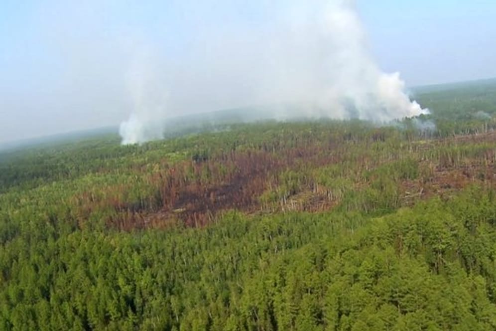 Eine Fläche von der Größe Nordrhein-Westfalens ist in Sibirien bereits abgebrannt.