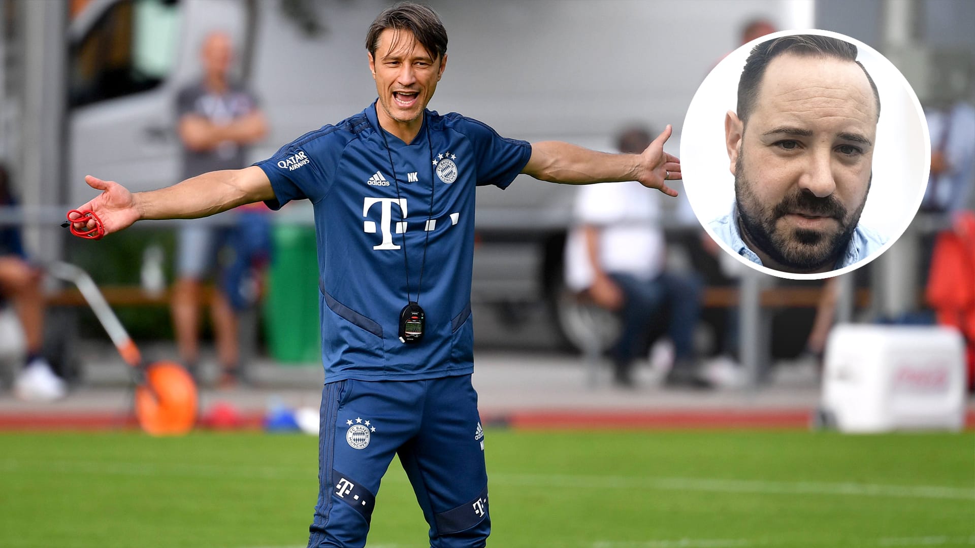 Niko Kovac wirkt im Trainingslager der Bayern am Tegernsee angespannt: Noch immer wartet er auf mehrere Neuzugänge.