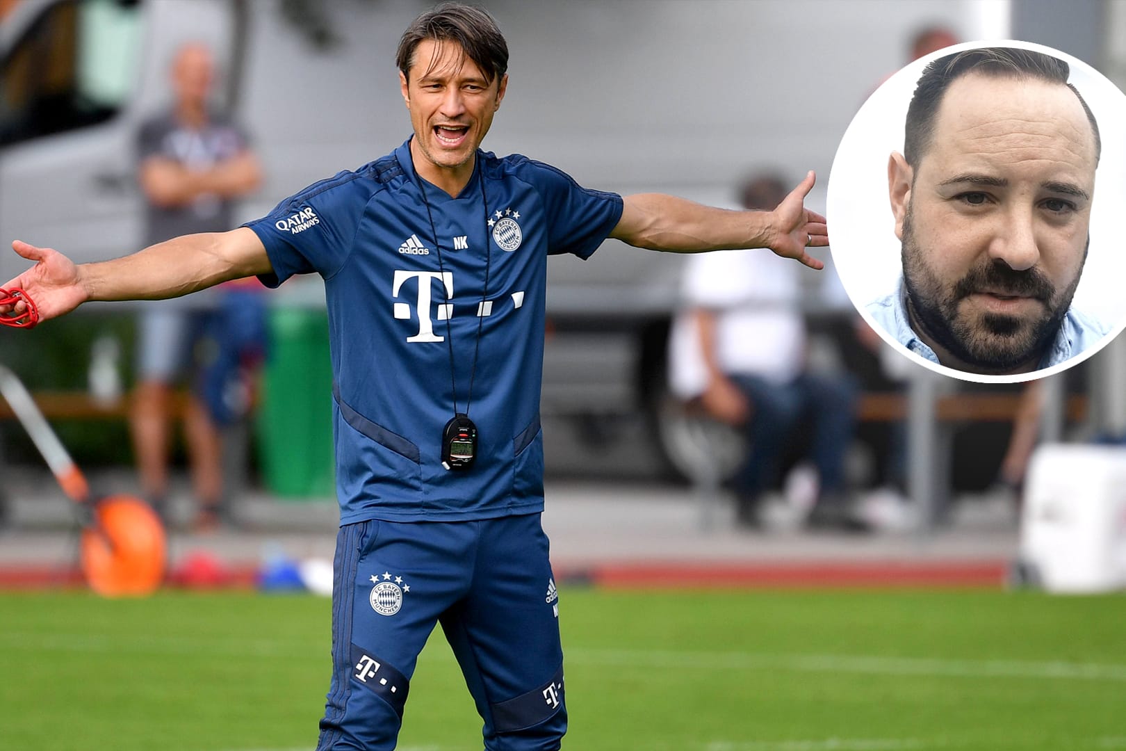 Niko Kovac wirkt im Trainingslager der Bayern am Tegernsee angespannt: Noch immer wartet er auf mehrere Neuzugänge.