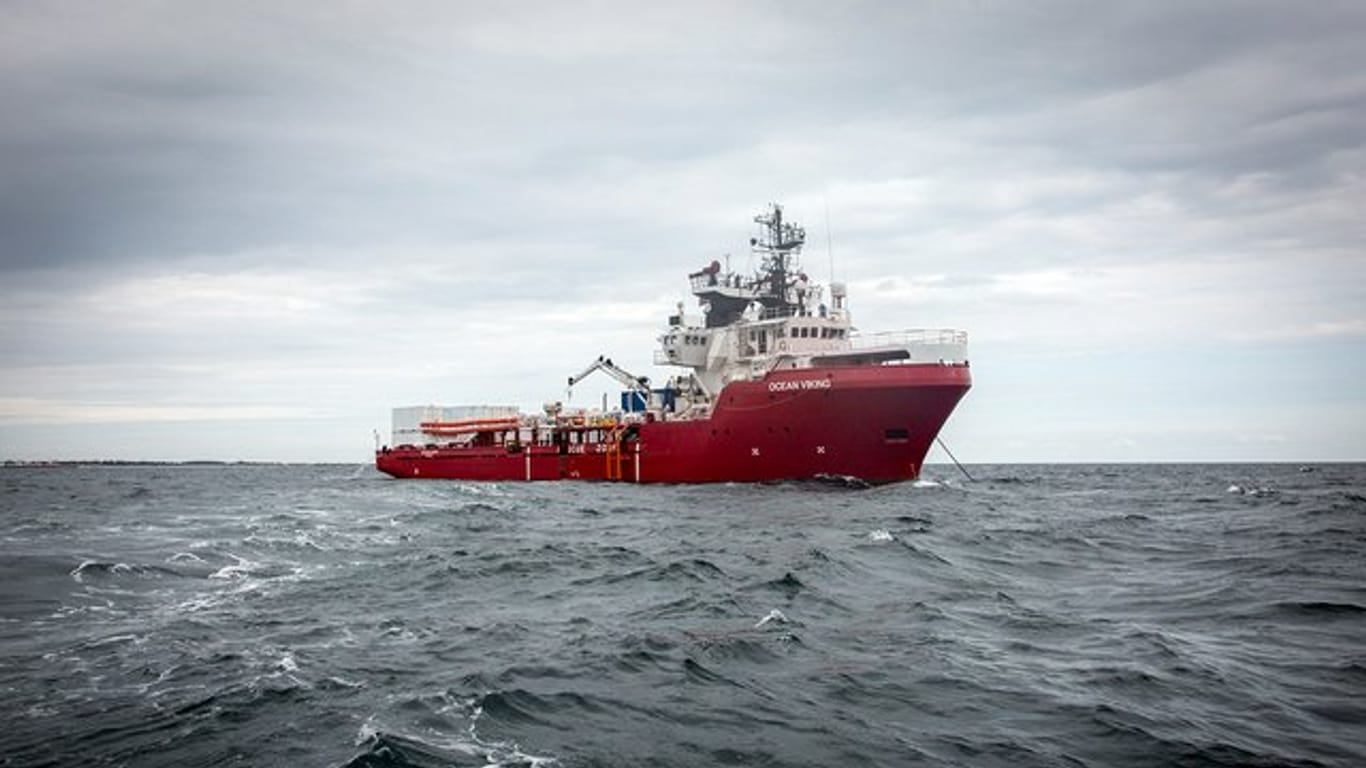 Das norwegische Schiff "Ocean Viking" soll im Auftrag der französischen Hilfsorganisation SOS Méditerranée Flüchtlinge vor der libyschen Küste suchen.