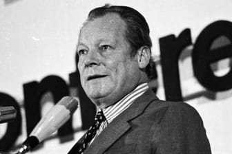 Willy Brandt im Jahr 1973: Die AfD wirbt in Brandenburg mit einem Bild des Altkanzlers – die SPD ist nicht erfreut.