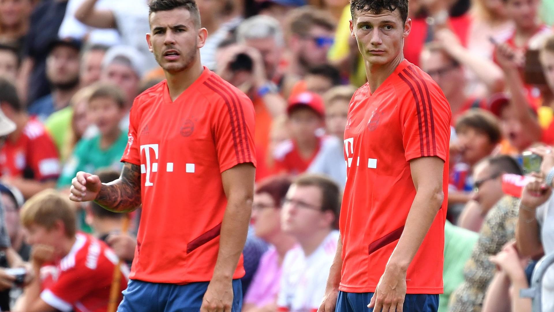 Zwei Neuzugänge in Rottach-Egern: Lucas Hernandez (l.) und Benjamin Pavard.