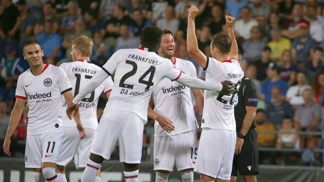 Eintracht Frankfurt gewann locker in Liechtenstein.