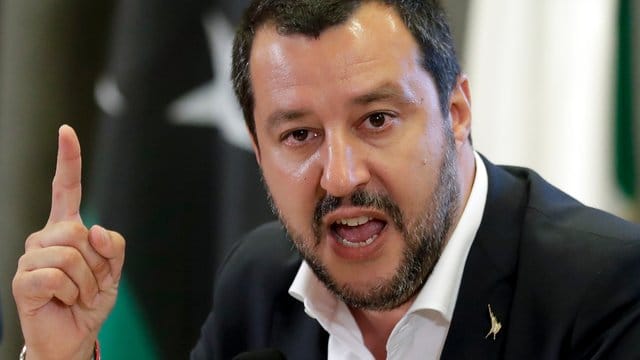 Italiens Innenminister Matteo Salvini ist zugleich Chef der Lega. Italiens Innenminister Matteo Salvini ist zugleich Chef der Lega.