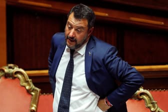 Italiens Vize-Regierungschef Matteo Salvini: Er fordert schnellstmöglich Neuwahlen.