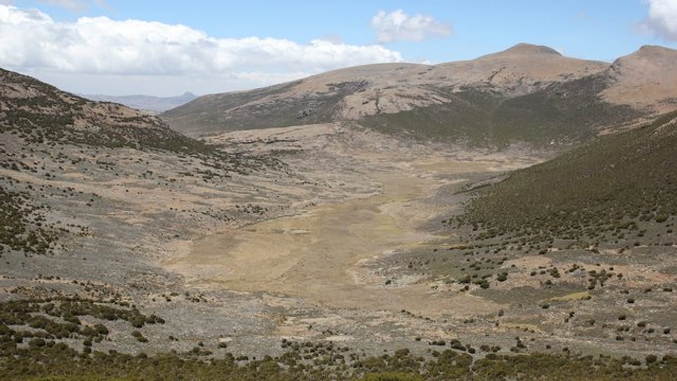 Die gebirgige Landschaft im Bale-Mountains-Nationalpark.