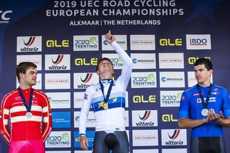 Remco Evenepoel widmet seinen EM-Sieg dem verstorbenen Bjorg Lambrecht.