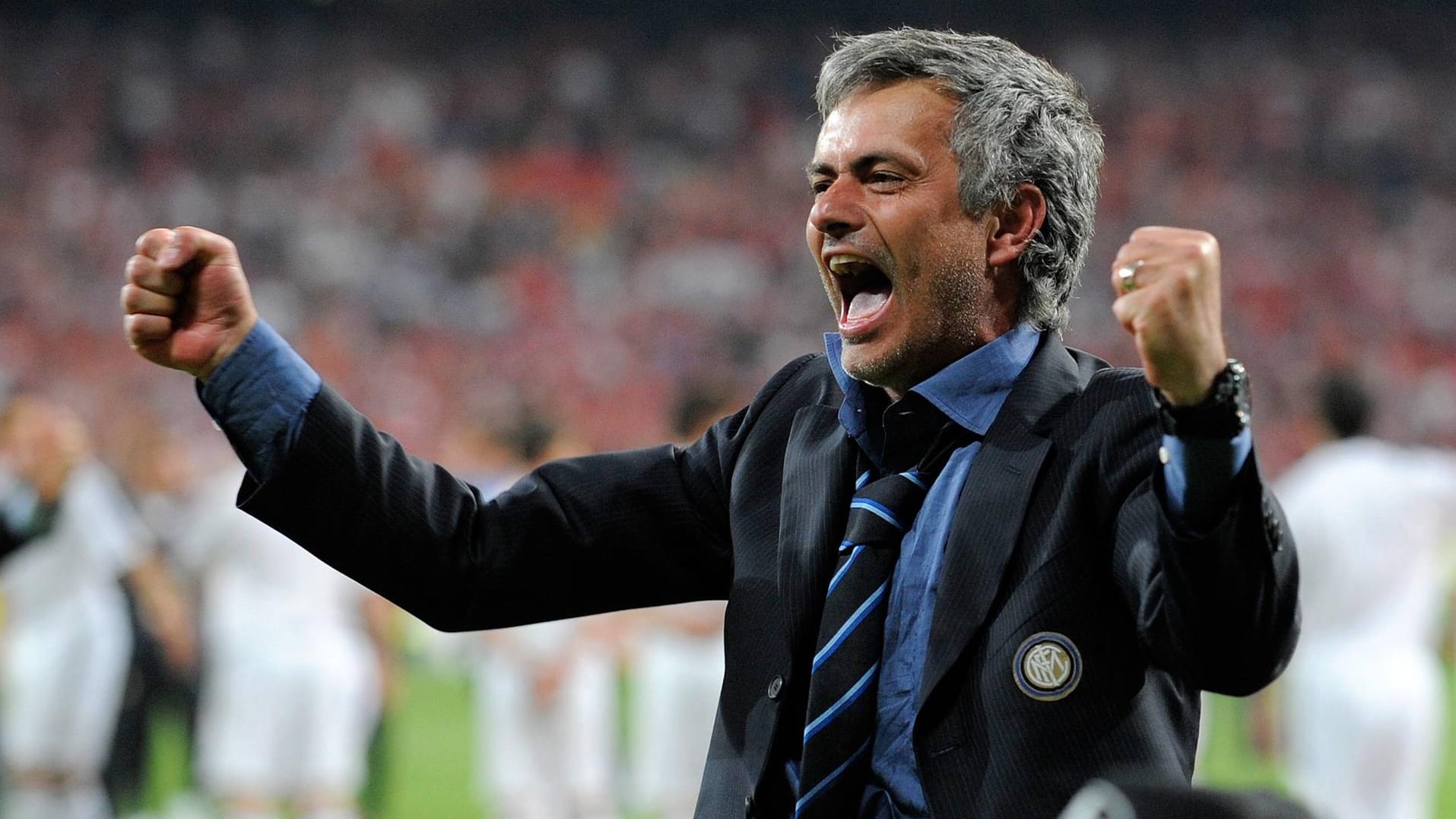 José Mourinho nach dem Finalsieg 2010: "Ich hatte Angst die Kontrolle zu verlieren." José Mourinho nach dem Finalsieg 2010: "Ich hatte Angst die Kontrolle zu verlieren."